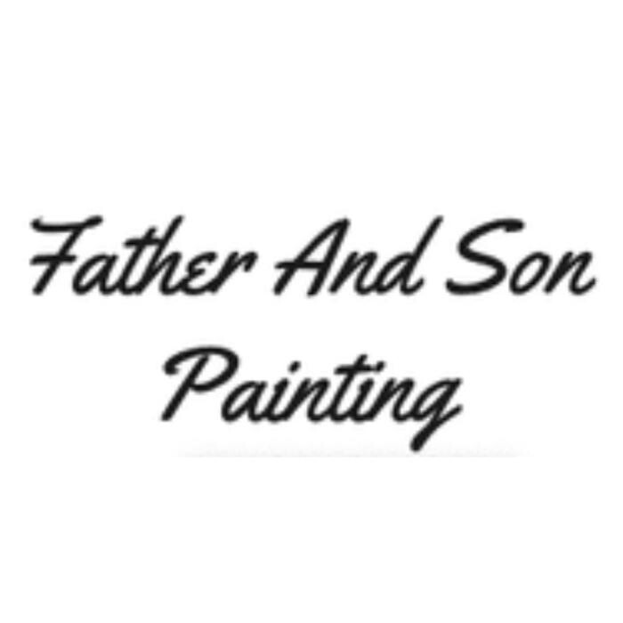 Father And Son Painting Logo