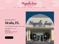 Website Screenshot Magnolia Soap and Bath Co- Ocala