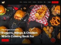 Website Screenshot Little Angel Burgers and Wings - Jtown