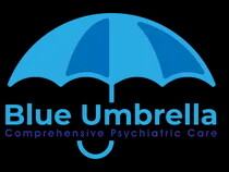Blue Umbrella Psychiatry (Dr. Eric Robbins) Logo