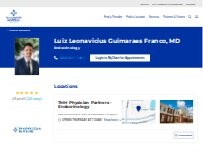 Website Screenshot Luiz Franco, MD
