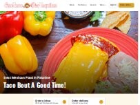 Website Screenshot One Taco Dos Tequilas