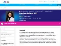 Website Screenshot Natalya Gallaga, MD