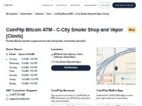 Website Screenshot CoinFlip Bitcoin ATM