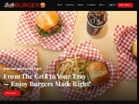 Website Screenshot Fred's Burger
