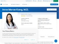Website Screenshot Irene Morae Kang, M.D. | Medical Oncologist
