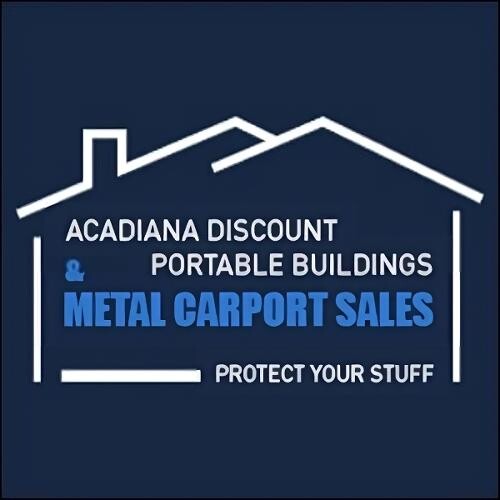 Acadiana Discount Portable Buildings & Metal Carport Sales Logo