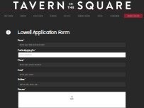 Website Screenshot Tavern in the Square