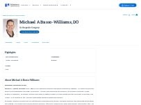 Website Screenshot Michael A Basso-Williams, DO