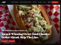 Website Screenshot The Blacktop Grill (Award-Winning Street Food)