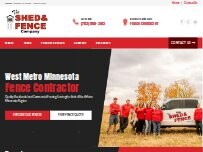 Website Screenshot The Shed & Fence Company