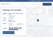 Website Screenshot Radiology Ltd. Carondelet Imaging Center