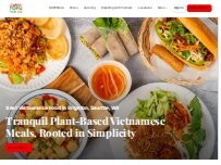 Website Screenshot Chu Minh Sandwiches and Coffee