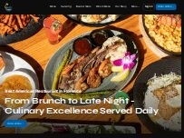 Website Screenshot Oasis 843 Elite Restaurant Bar and Lounge