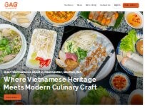 Website Screenshot Gạo Vietnamese Kitchen