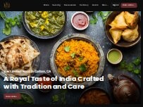 Website Screenshot Maharajah India Cuisine