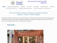 Bead In Hand website screenshot