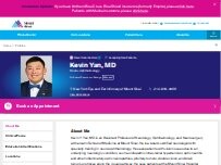 Website Screenshot Kevin Yan, MD