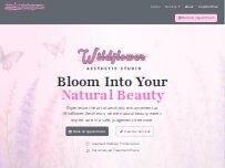 Website Screenshot Wildflower Aesthetics