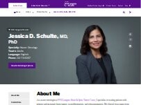 Website Screenshot Jessica D. Schulte, MD