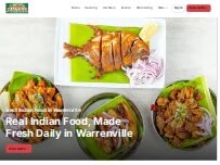 Website Screenshot Madurai Kitchen and Bar