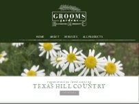 Website Screenshot Grooms Gardens