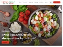 Website Screenshot Fresh Time Salads & More