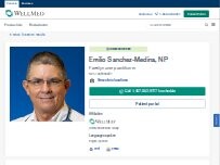 Website Screenshot Emilio Sanchez-Medina, NP