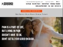 Website Screenshot Mission Physical Therapy