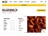 Website Screenshot Buffalo Wild Wings