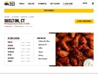 Website Screenshot Buffalo Wild Wings
