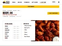 Website Screenshot Buffalo Wild Wings