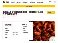 Website Screenshot Buffalo Wild Wings 'GO'