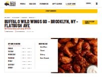 Website Screenshot Buffalo Wild Wings 'GO'