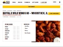 Website Screenshot Buffalo Wild Wings 'GO'