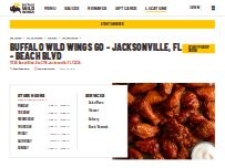 Website Screenshot Buffalo Wild Wings 'GO'