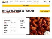 Website Screenshot Buffalo Wild Wings 'GO'