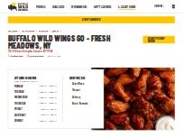 Website Screenshot Buffalo Wild Wings 'GO'