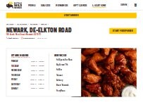 Website Screenshot Buffalo Wild Wings