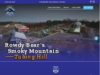 Website Screenshot Rowdy Bear's Smoky Mountain Snowpark
