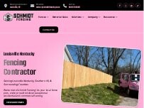 Website Screenshot Schmidt Fencing