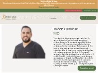 Website Screenshot Jacob Cabrera, MD