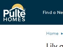 Website Screenshot Lily at Placer One by Pulte Homes