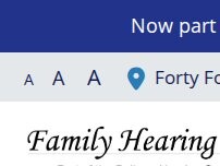 Website Screenshot Family Hearing Center, Part Of The Beltone Hearing Care Network