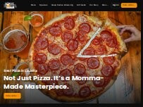 Website Screenshot Dough Momma Pizzeria