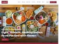 Website Screenshot Ruta's Fresh Indian Fare