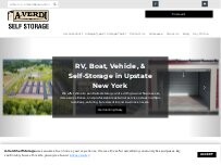 Website Screenshot A-Verdi Self Storage Binghamton