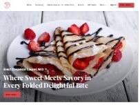 Website Screenshot Crepes On Main