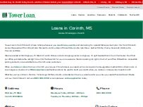 Website Screenshot Tower Loan