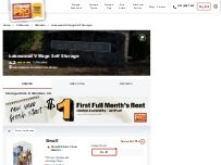 Website Screenshot Lakewood Village Mini Storage